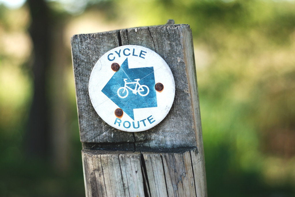 Indicazioni percorso ciclistico